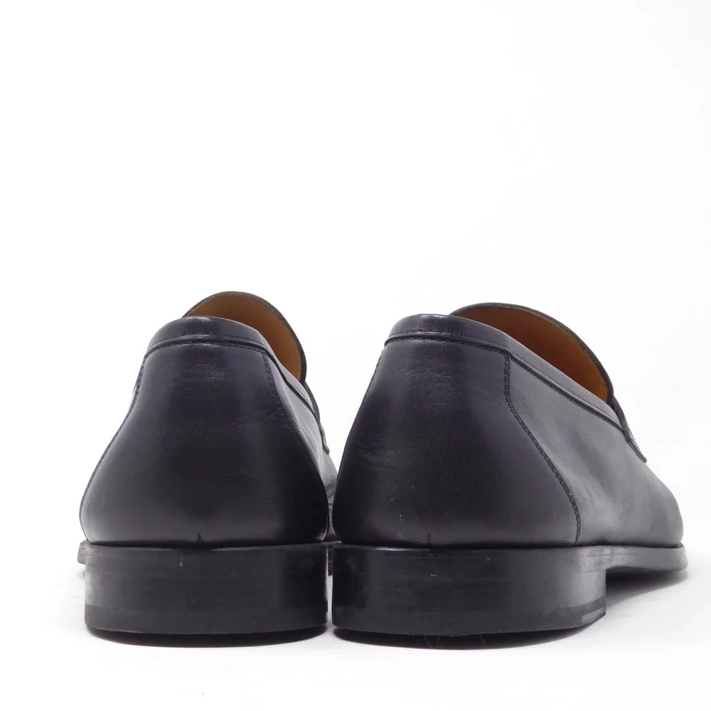 Magnanni Flex Mens Magico Penny Loafers Dress Shoes Black Leather Size 13